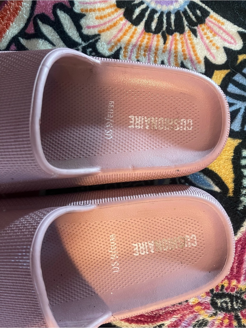 Brand new Cushionaire Slide Sandals in Dusty Pink & Terracottar - Picture 4 of 6